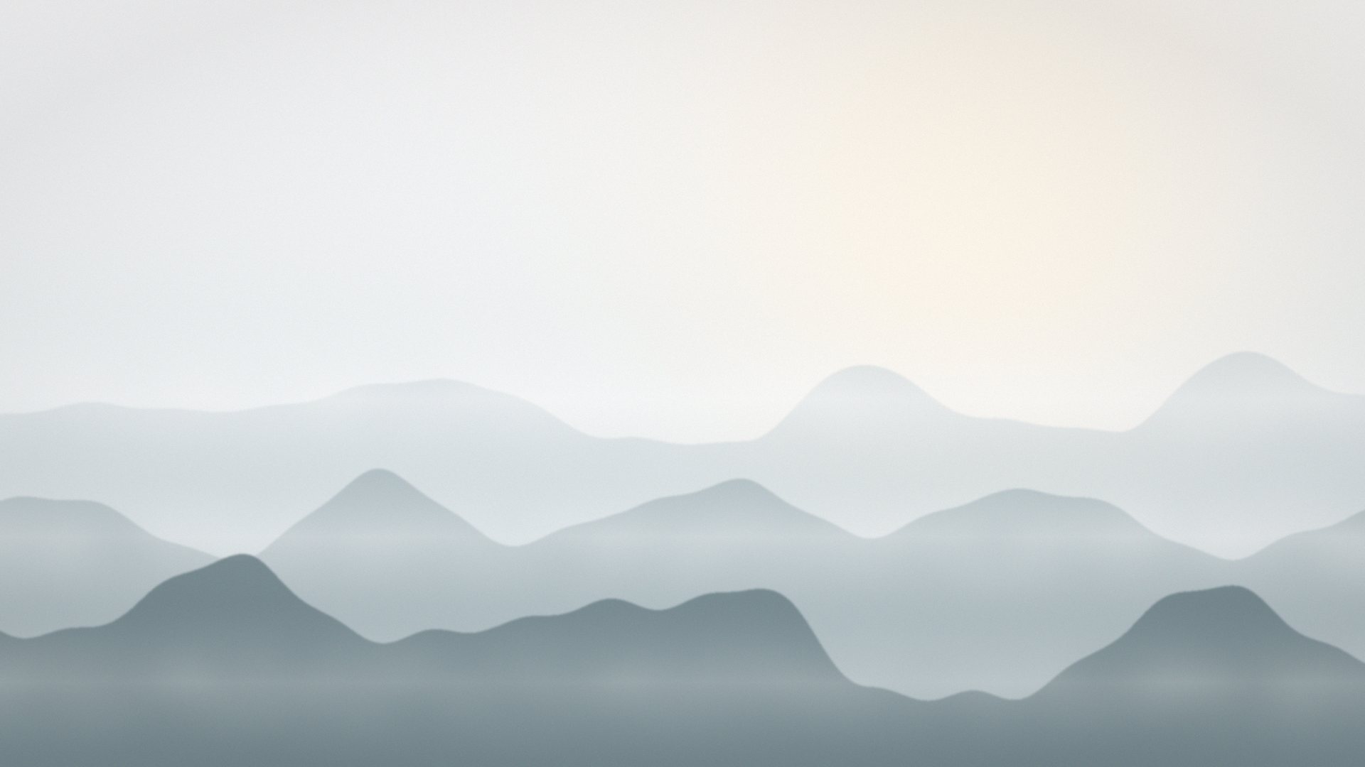 Layered misty ridges above Lambasingi at first light