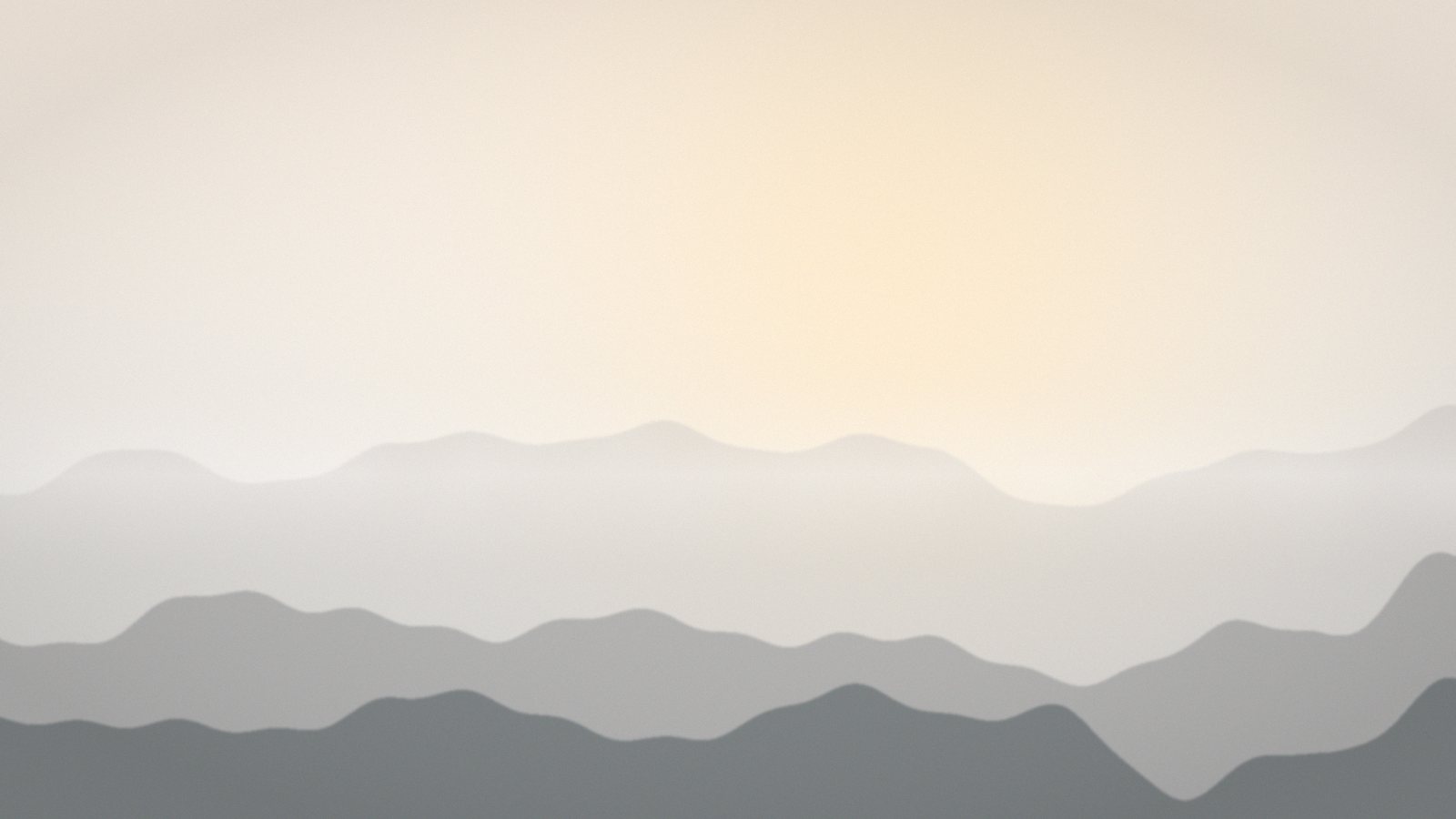 Dawn light over the ridges around Lambasingi