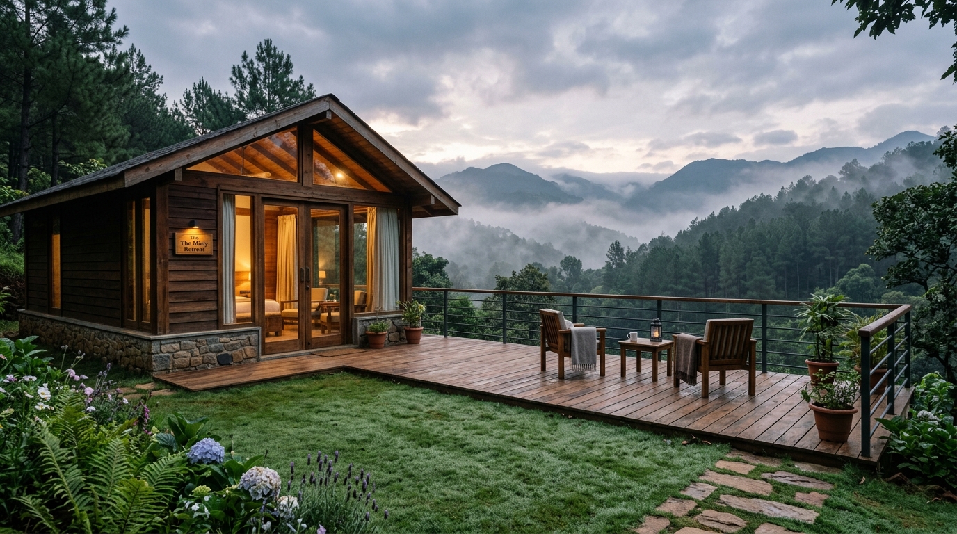 Luxury Pine Eco-Cottage in Lambasingi